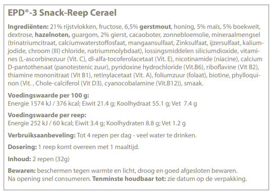EPD-3 | Snackreep cereal