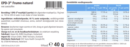 EPD-3 | Frumo naturel | 40 gram