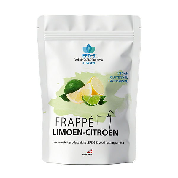 EPD3 | Frappe Citroen-Limoen | Vegan | Glutenvrij | Lactosevrij